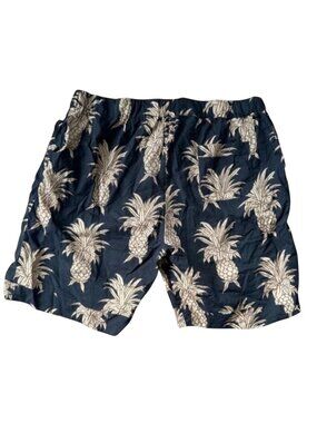 OSMOND & DEMPSEY Men’s Pineapple Print Shorts Size XL
